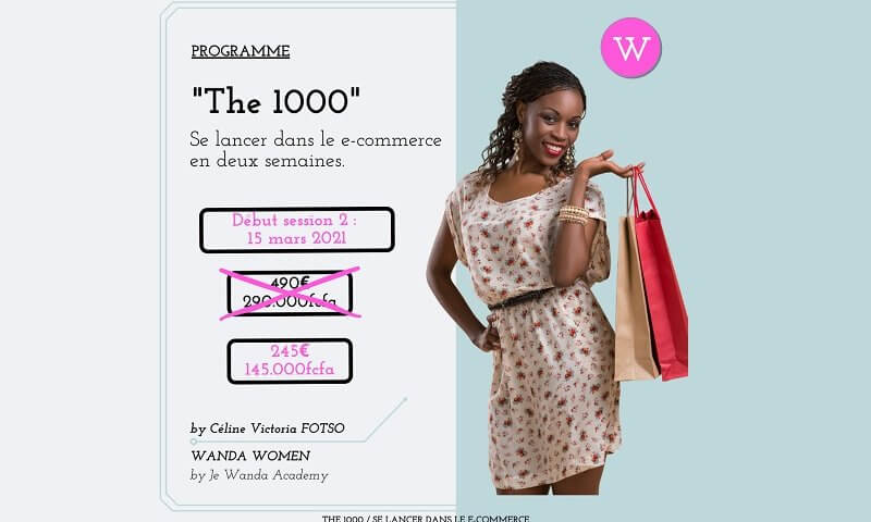 « The 1000 : se lancer dans le e-commerce en 2 semaines », 2e session lancée – Promo 50%